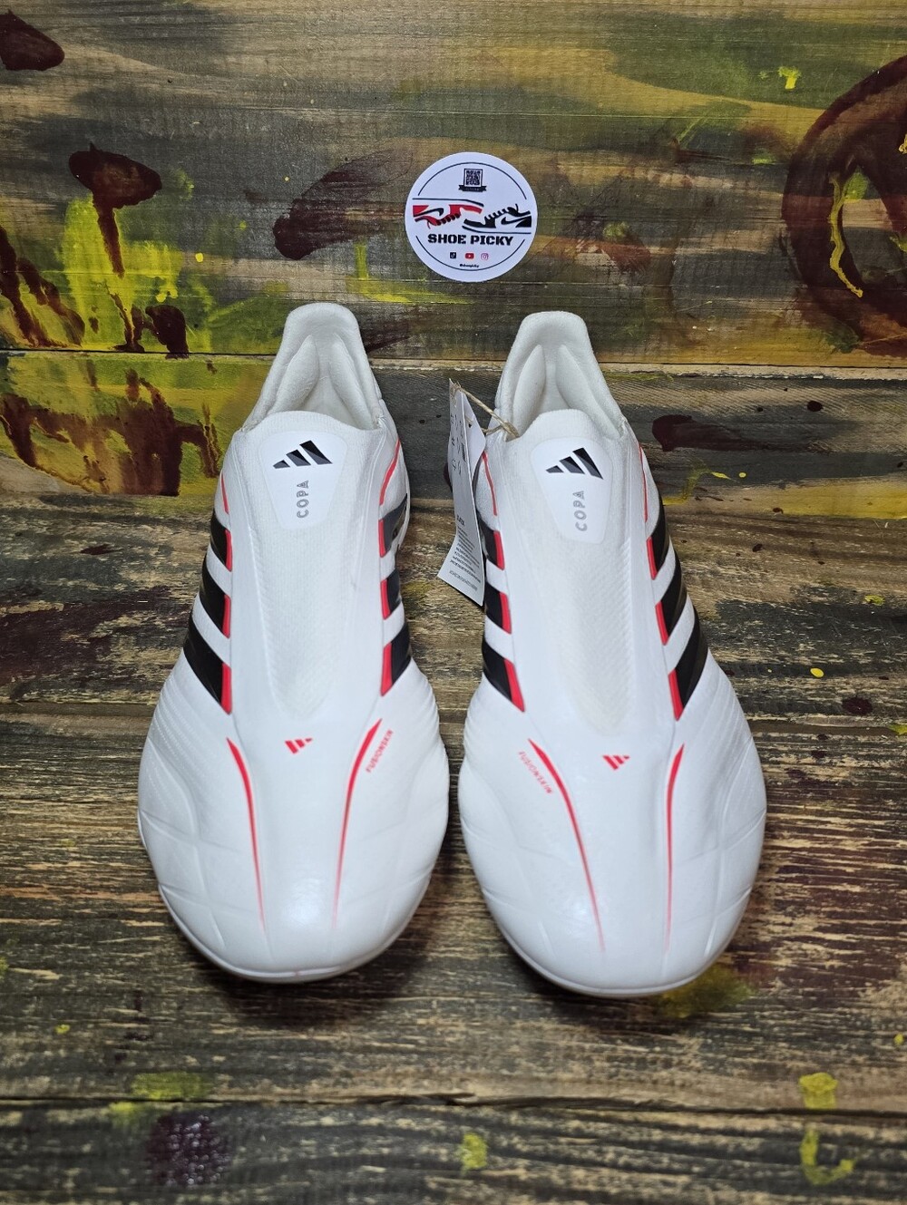 New Adidas Copa Pure 4 Elite Laceless FG Size 9.5 Men Soccer Cleats JS4208 - Picture 2 of 8